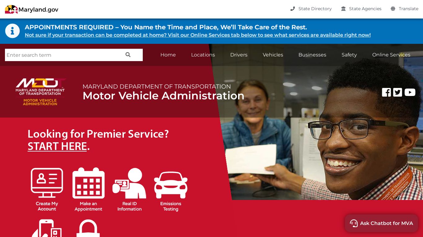 Motor Vehicle Administration - MVA